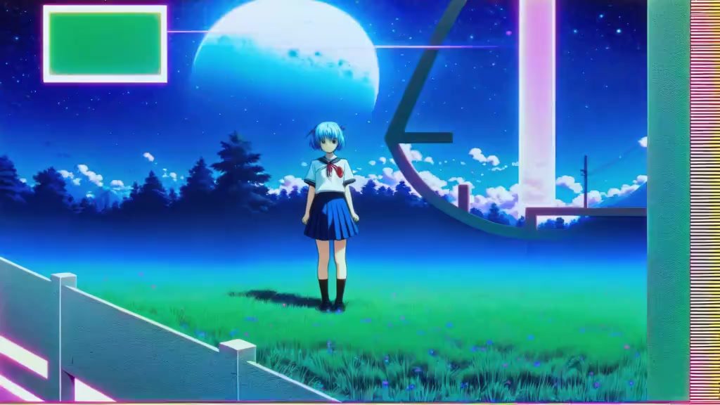 infinidream sample from Anime Glitchcore by Hueman Instrument